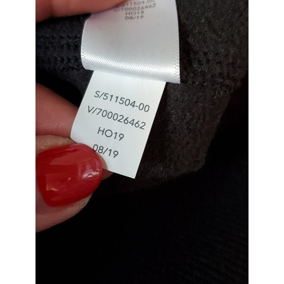 Athleta Womens Large‎ Triumph Hoodie Sweatshirt Full Zip Animal Print Thumbholes - Picture 8 of 12